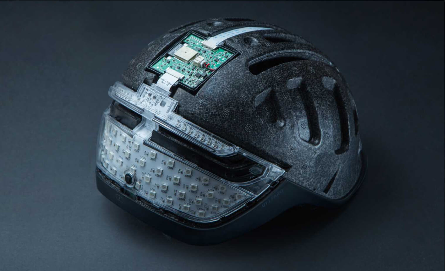 Electronics in FARO smart helmet with lights and +500 lumens | UNIT 1